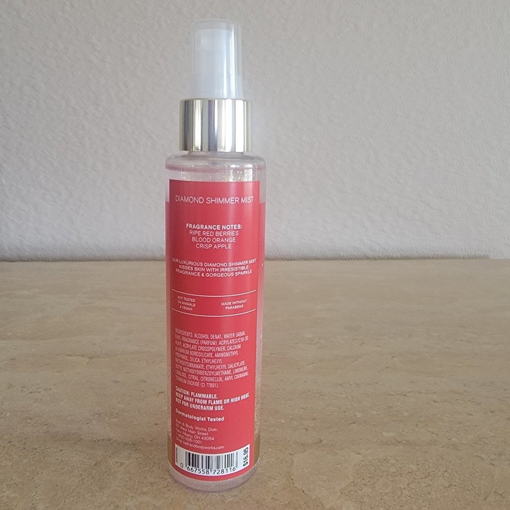 Bath & Body Works Bright Christmas Morning Diamond Shimmer Mist 4.9 fl oz NEW - Picture 2 of 2
